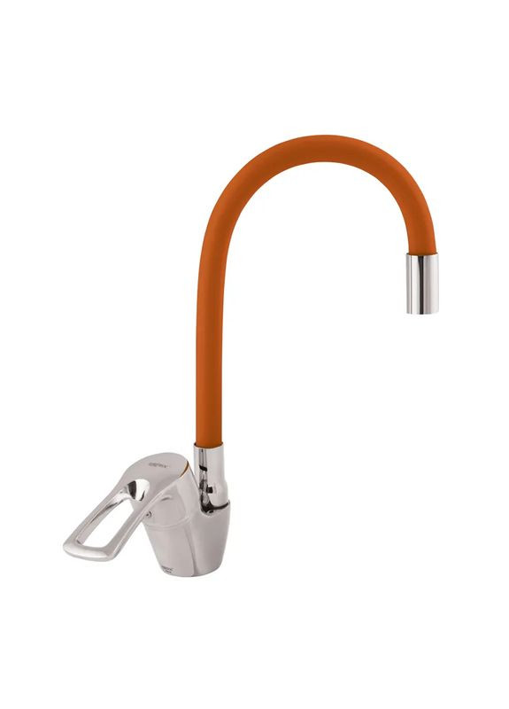Кухонний змішувач YUB 181 з оранжевим гнучким виливом ZX0434 Zerix (370948412)