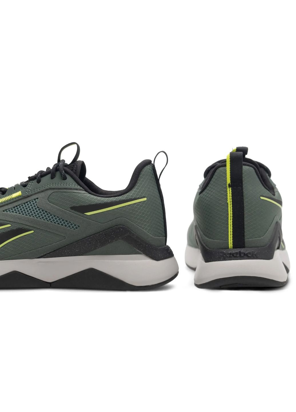 Оливковые (хаки) кроссовки мужские Reebok Nanoflex Adventure TR