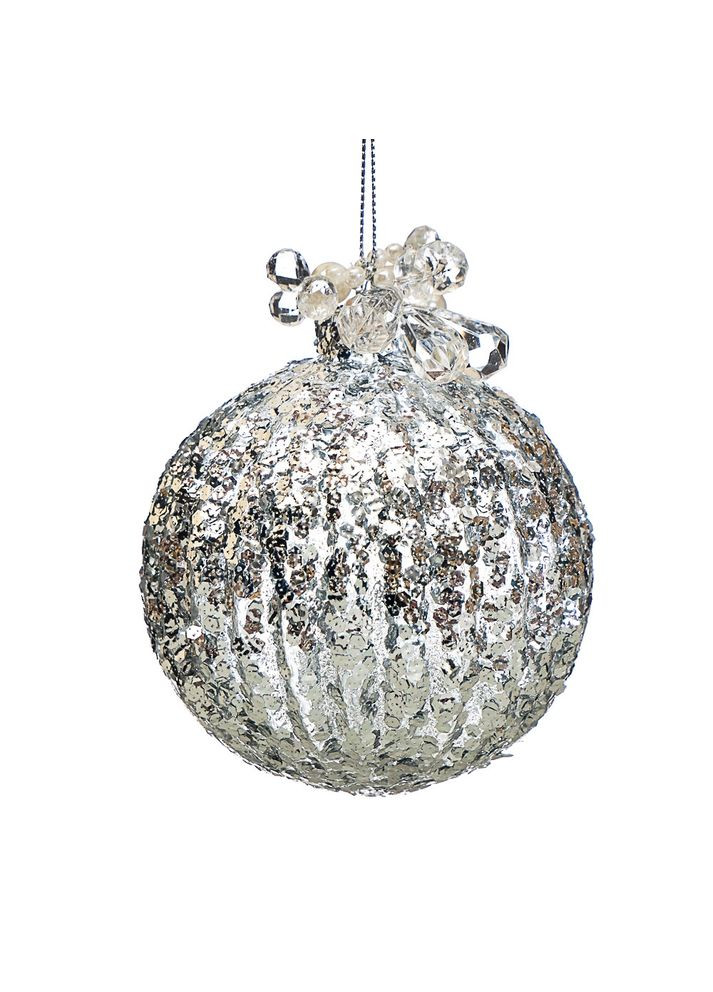 Набор стеклянных шаров на елку 6 шт 10 см 1073NB Lefard (346535173)