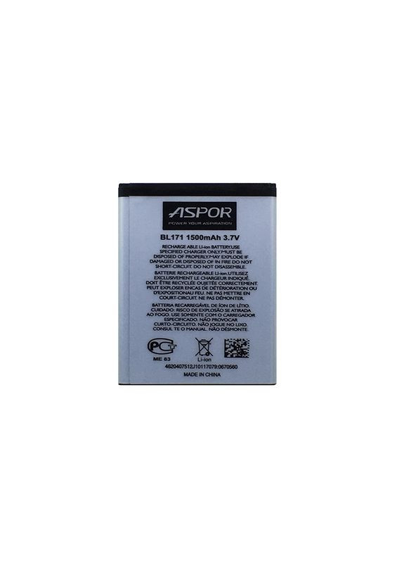 Аккумулятор BL171 для Lenovo A60/A65/A356/A368 Aspor (368561101)