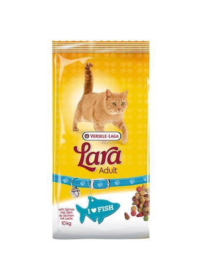Сухой премиумкорм для кошек Adult with Salmon 10 кг (5410340410639) Lara (279566340)
