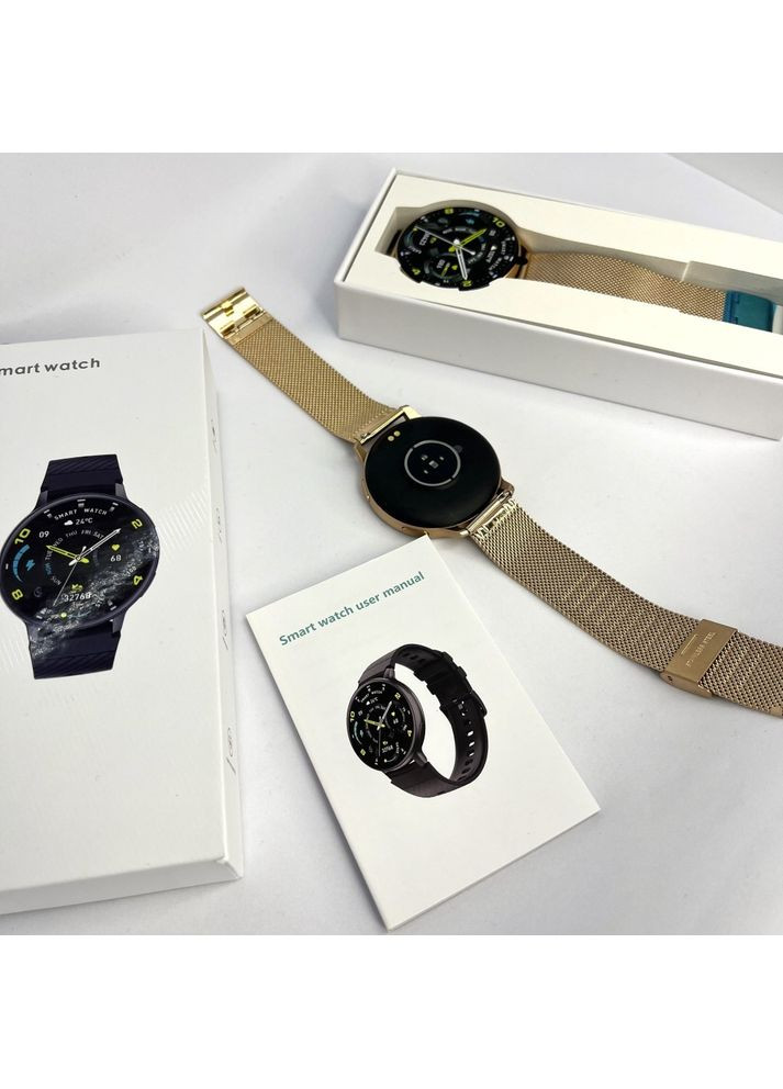 Женские спортивные смарт часы Smart Watch MisiRun, золотые No Brand (349454513)