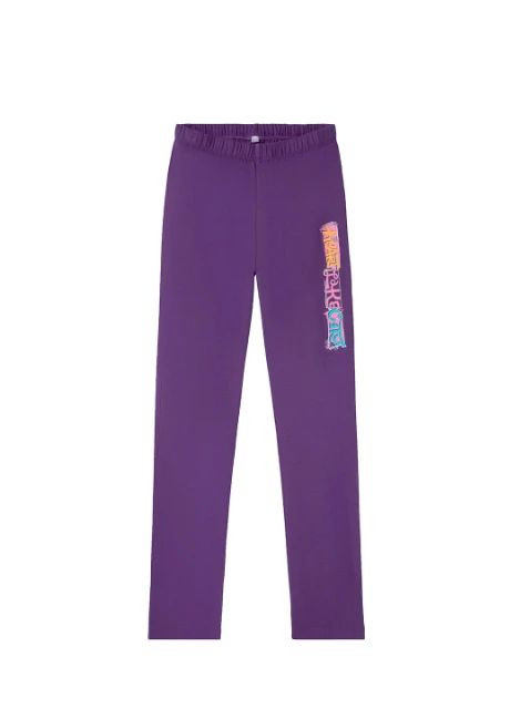 Фиолетовые демисезонные легинсы Leco