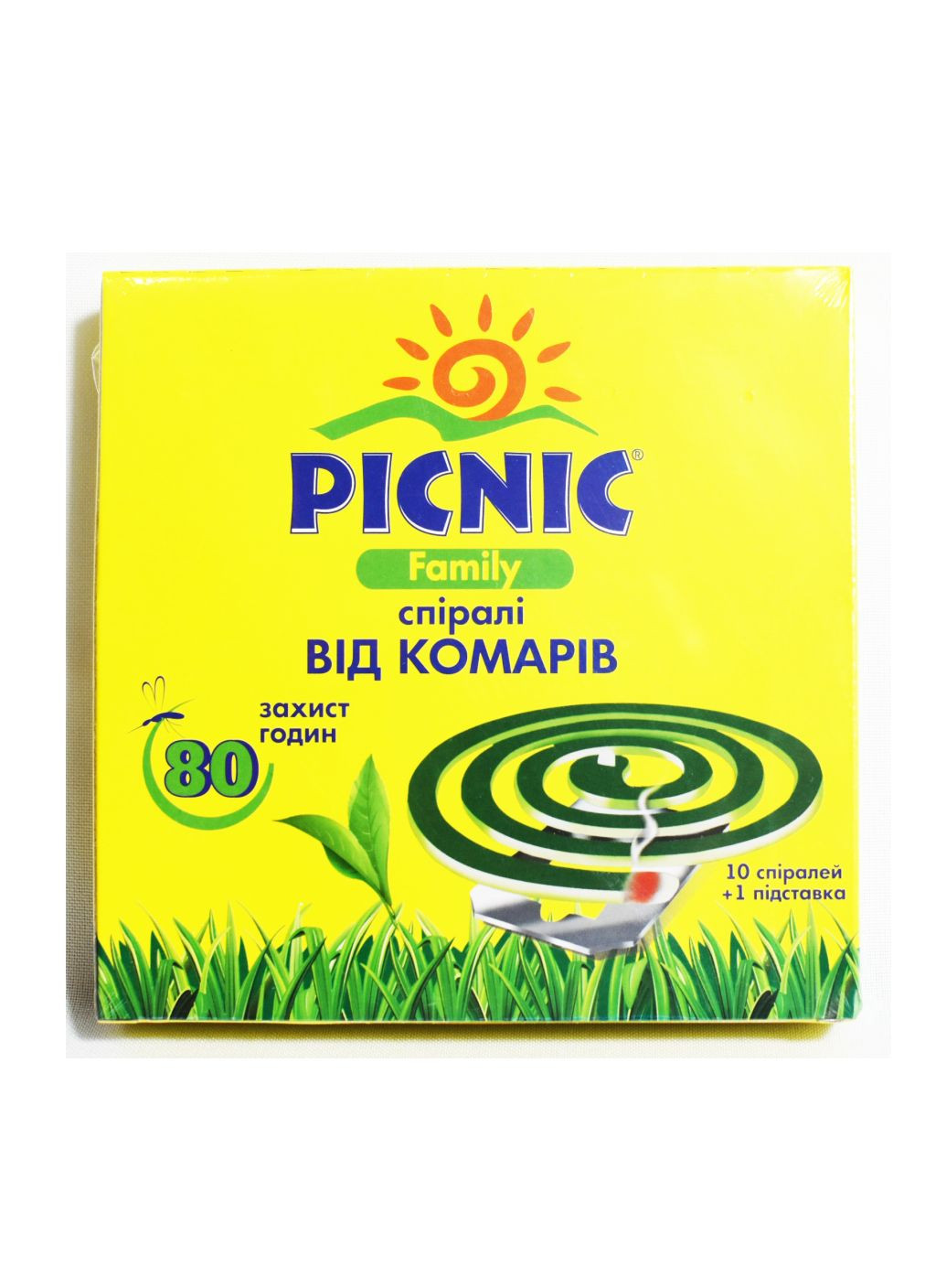 "Piknik Family" - спіралі від комарів 10шт Picnic (336382370)