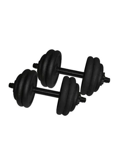Гантели наборные литые 2 шт по 14,5 кг NE-300-GP015-2 No Brand (326840332)