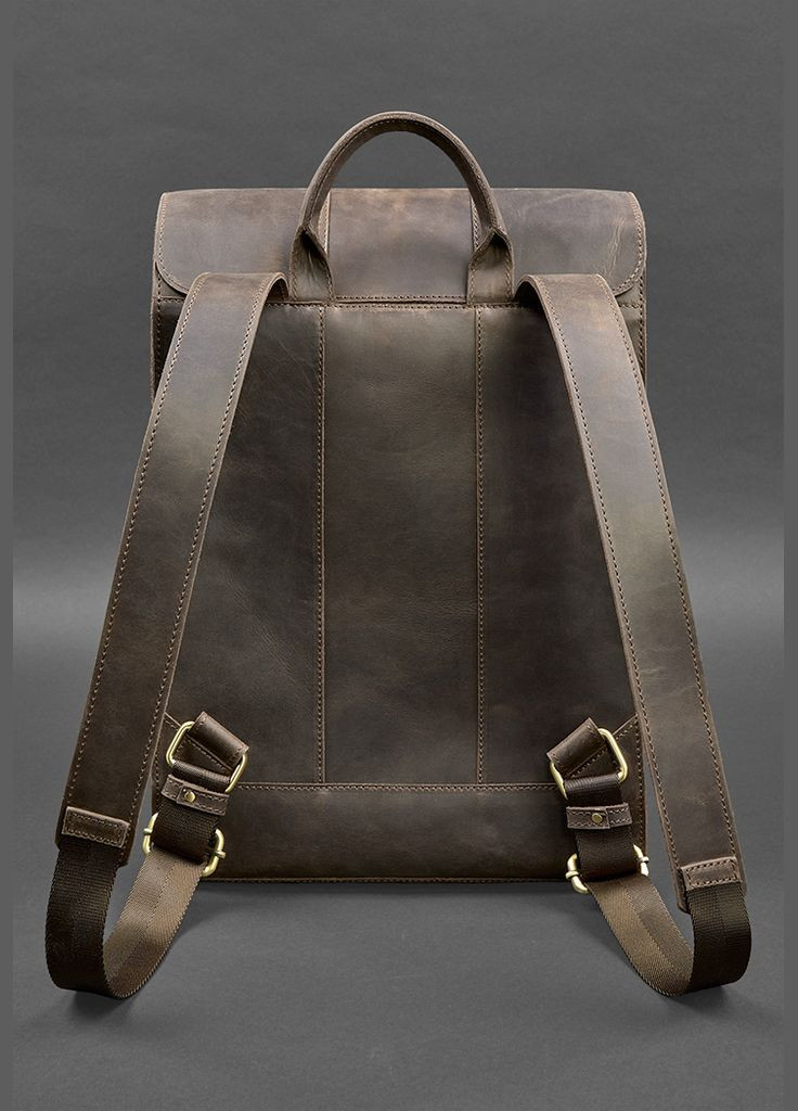 Кожаный рюкзак Brit темно-коричневый Crazy Horse (A-027760) BlankNote (330144327)