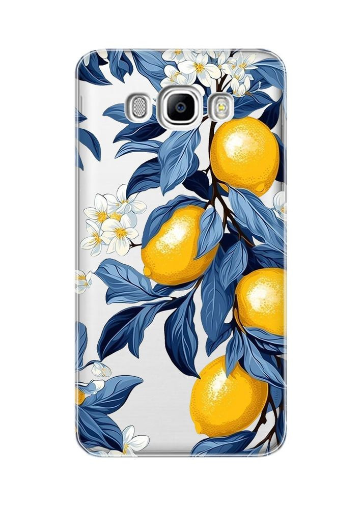 Прозорий чохол на Samsung Galaxy J7(2016) J710 Лимонне дерево (принт 417) Creative (361112117)