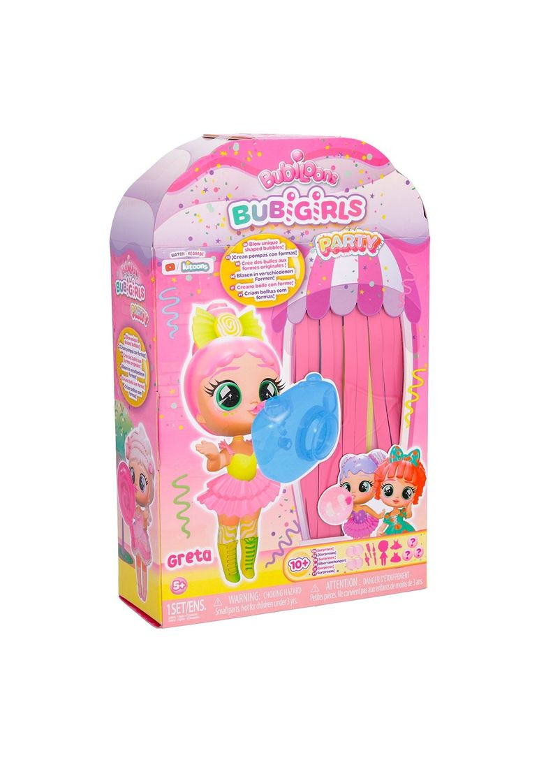 Игровой набор с куклой Малышка Баби Грета, 18,5 см () Bubiloons 906174IM (328394855)