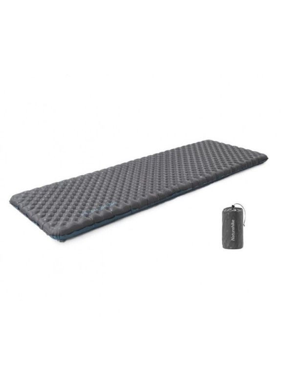 Матрас надувной сверхлегкий CNH22DZ018, с мешком для надувания, прямоугольный черный 196 см. Naturehike (353504768)