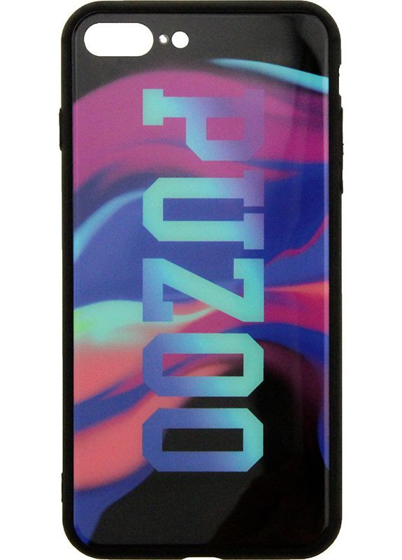 Чехолнакладка Glass Printing with TPU Visions iPhone 7 Plus /8 Plus Black PUZOO (301779708)