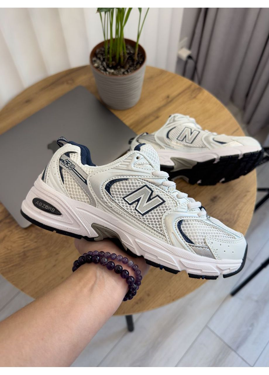 Кросівки жіночі New Balance 530 White Silver Navy MR530SG білі демісезони (366196978)