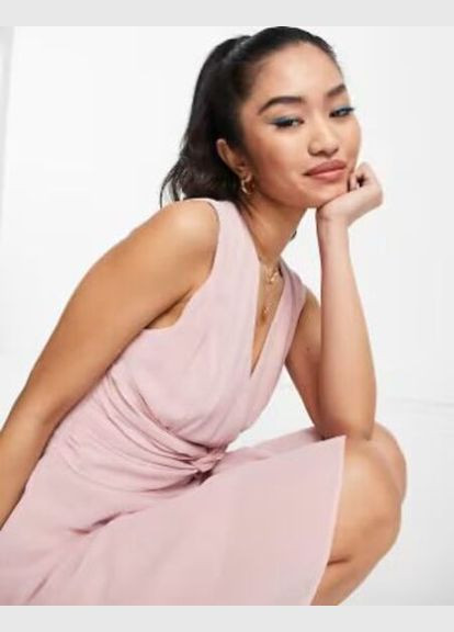 Пудровое праздничный платье Tfnc однотонное