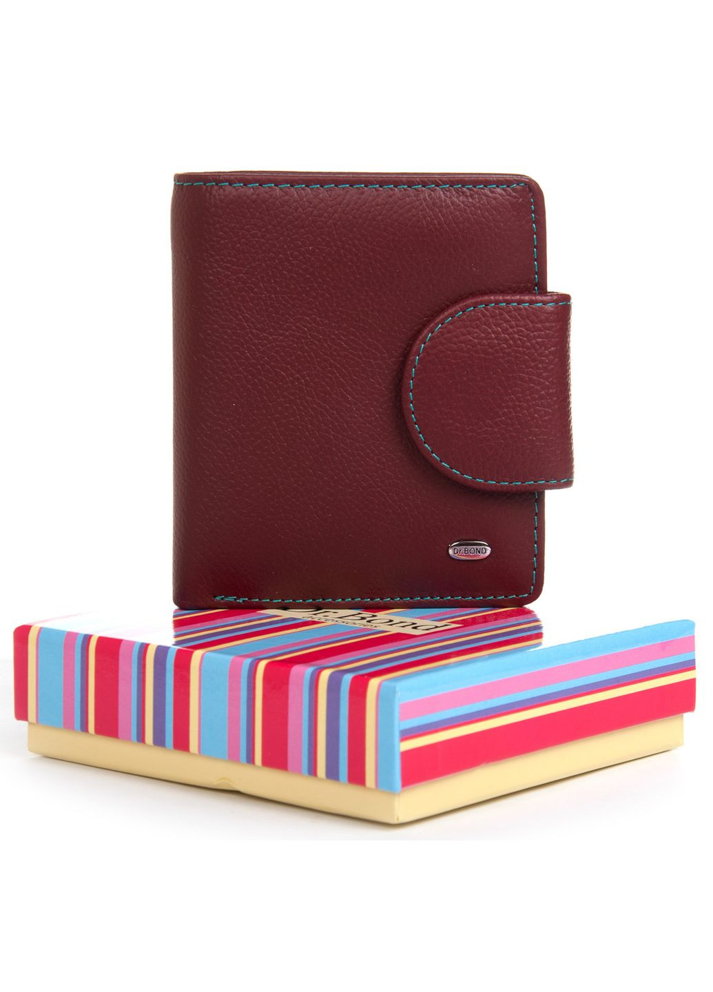 Жіночий шкіряний гаманець на магніті Dr. Bond WRS-415-1 (355793928)