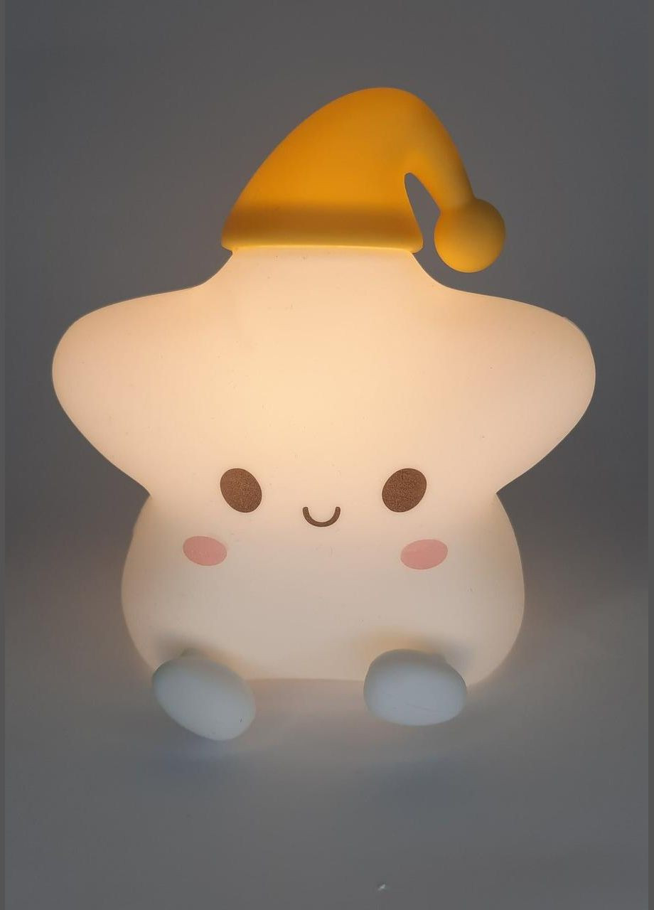 Ночник аккумуляторный силиконовый Звездочка RD-25 LED 800 мАч No Brand (317969517)