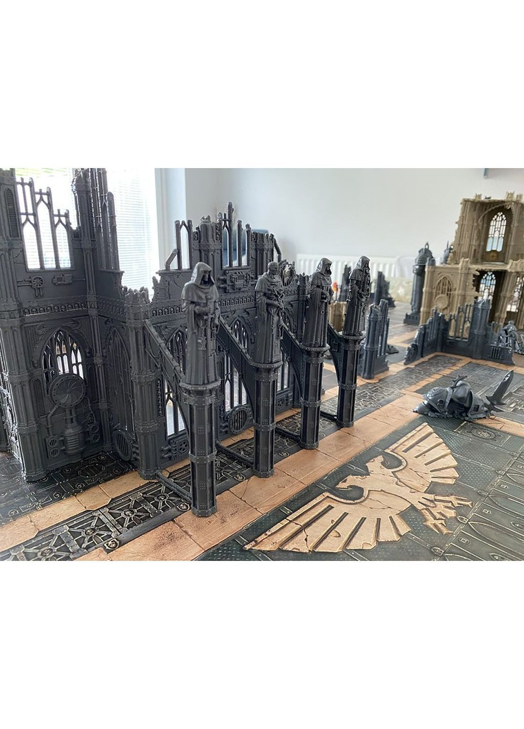 Набір 3D террейн Sector Imperialis Sanctum сірий Warhammer Amazon (370297135)