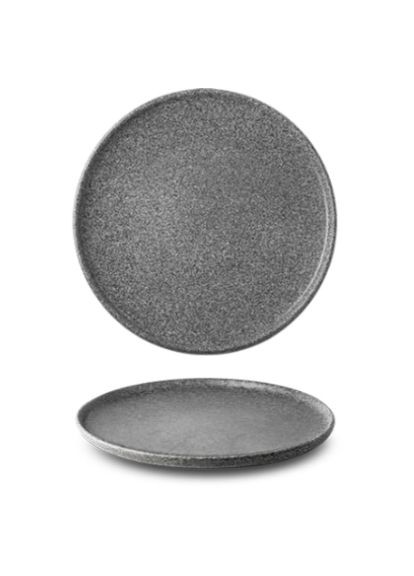 Тарілка (G4Y2120) G.Benedikt Granit матове глазурування 20 см Темно-сірий (366700897)