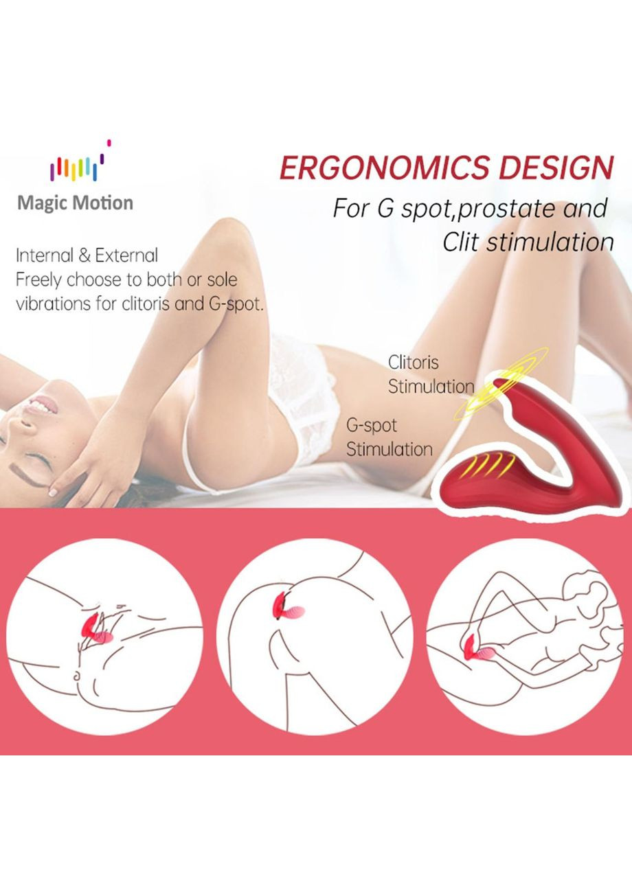 Смарт-вібратор Magic Motion Umi Red No Brand (366878409)