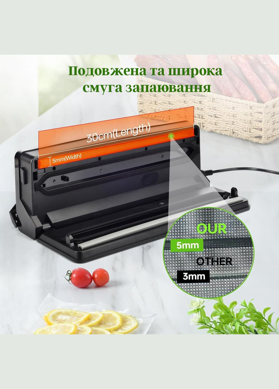 Вакуумный упаковщик FreshPack | Вакууматор для продуктов | Вакуумная упаковочная машина для кухни | sous vide Fresh (333835057)