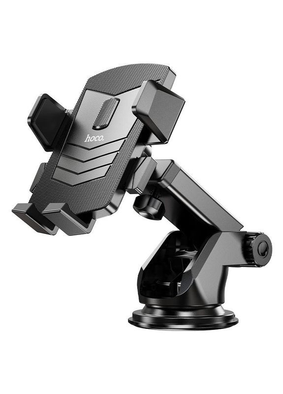 Тримач для телефону в машину CA83 David one-button center console car holder (чорний) Hoco (371632210)