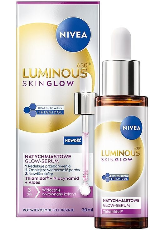 Сыворотка для мгновенного сияния кожи Luminous630® SKIN GLOW 30ml (1466316-38585931) Nivea (368615867)