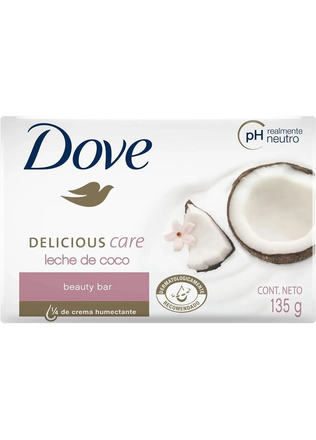 Крем-мыло Кокосовое молочко и лепестки жасмина, 135 г Dove (328400260)