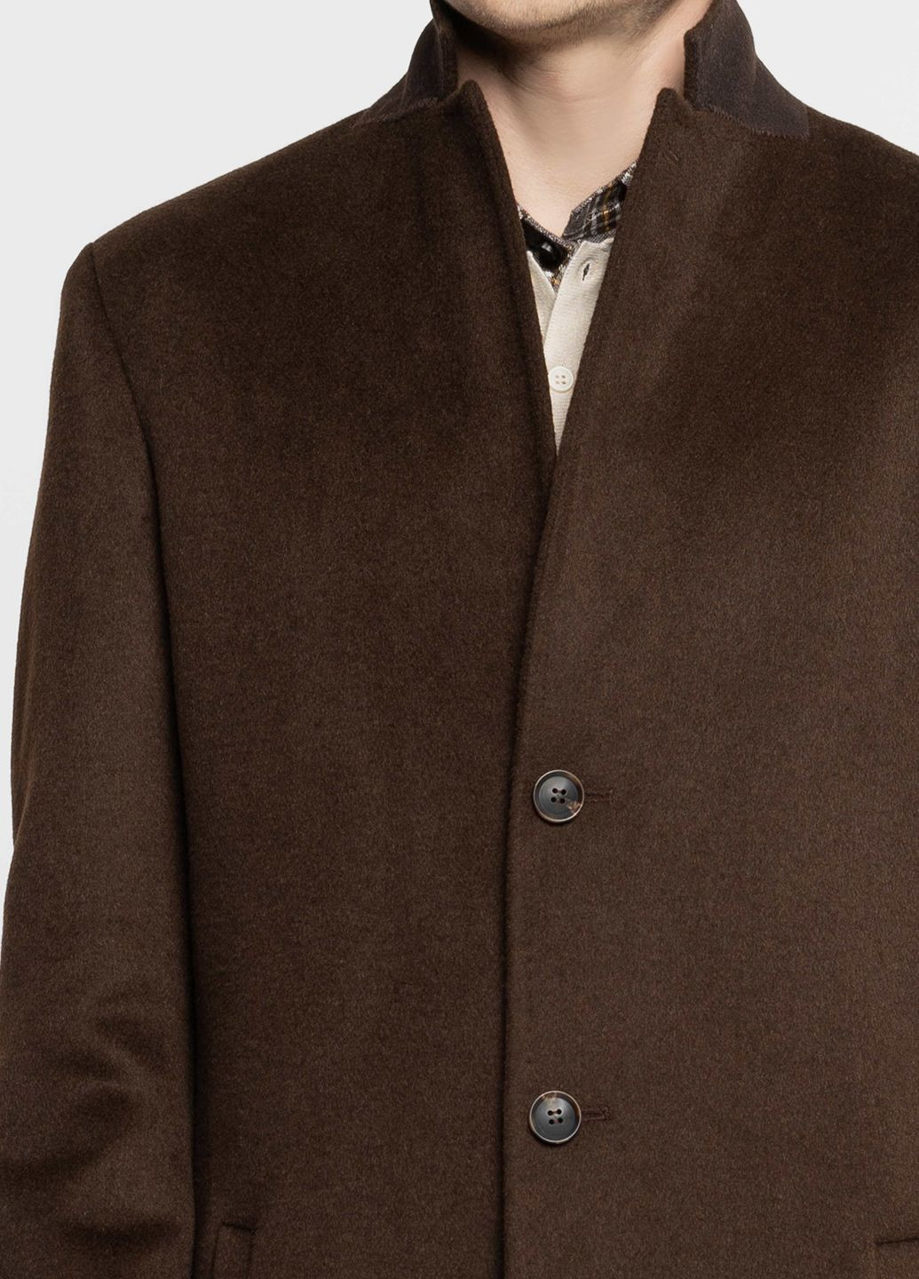 Коричневе зимнє Пальто чоловіче коричневе Arber