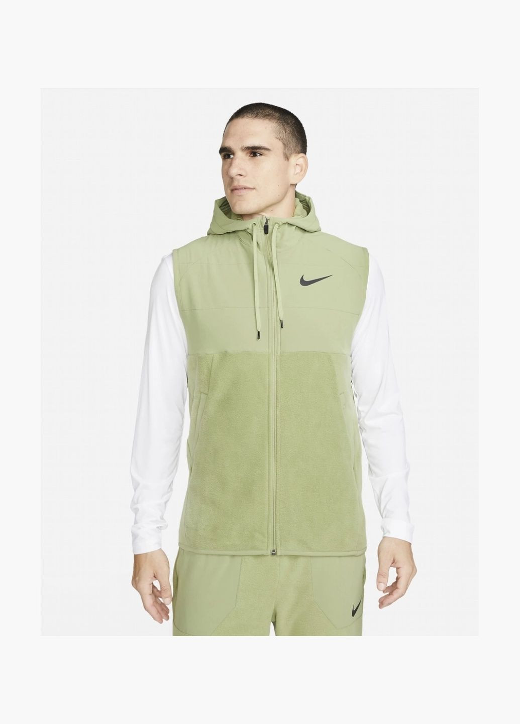 Толстовка чоловіча Therma-Fit Green/White Dd2132-334 Nike (326783861)