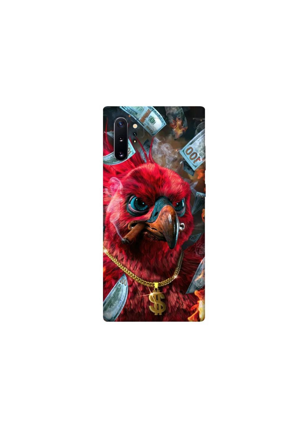 Чехол на Samsung Galaxy Note 10 Plus Попугай Frontalka (353321899)