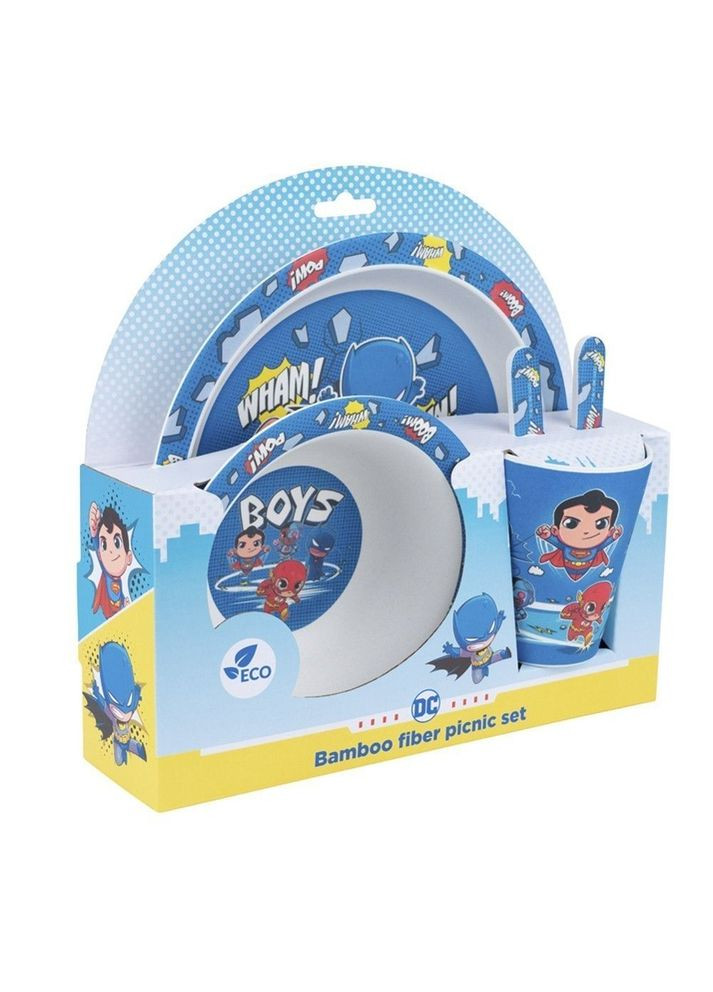 Набор посуды из бамбука DC Super Friends 5 предметов DC22 313 Kite (316624412)