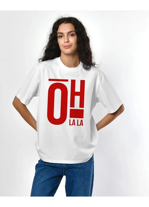 Футболка жіноча з принтом Oh La La CRC 57963 - (392139357)