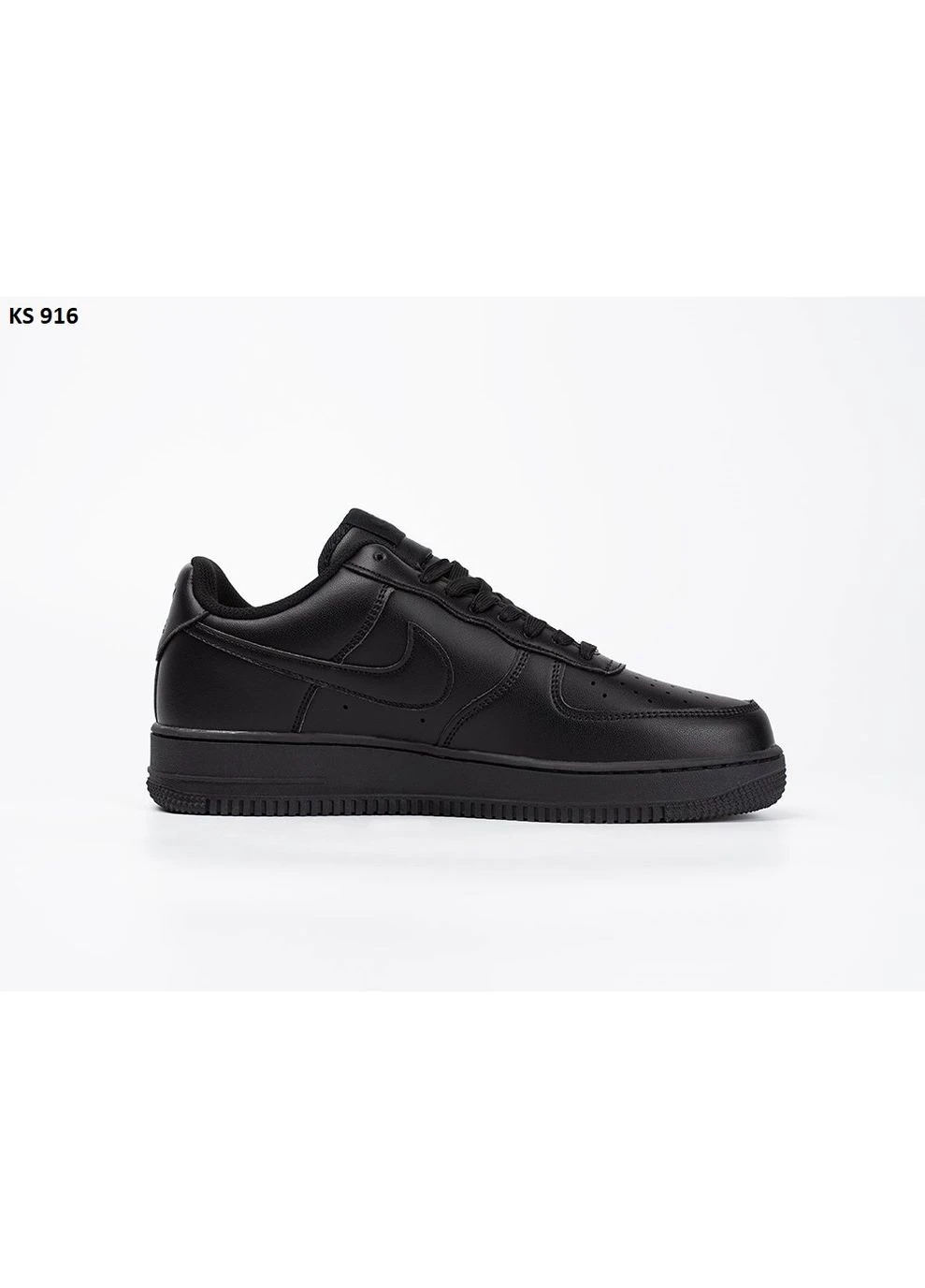 КРОСІВКИ ЖІНОЧІ NIKE AIR FORCE 1 LOW BLACK НАЙК АІР ФОРС 1 ЧОРНІ No Brand чорні демісезони (391949622)