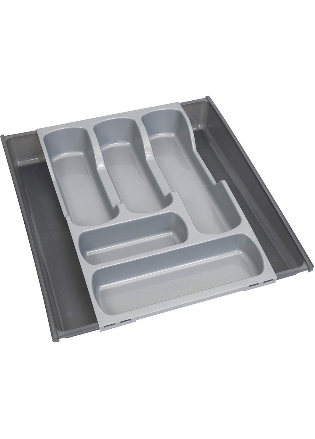 Лоток для столових приборів розсувний пластиковий (05752) Мармуровий Curver (334007408)