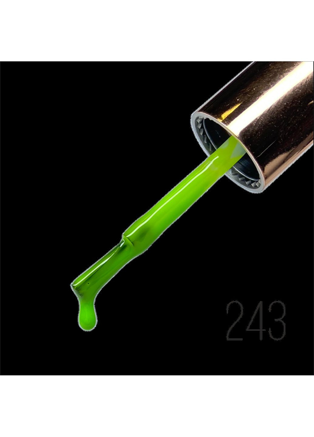 Гель-лак 243 Зеленый Всплеск 10 мл, 332243 Loya (360889873)