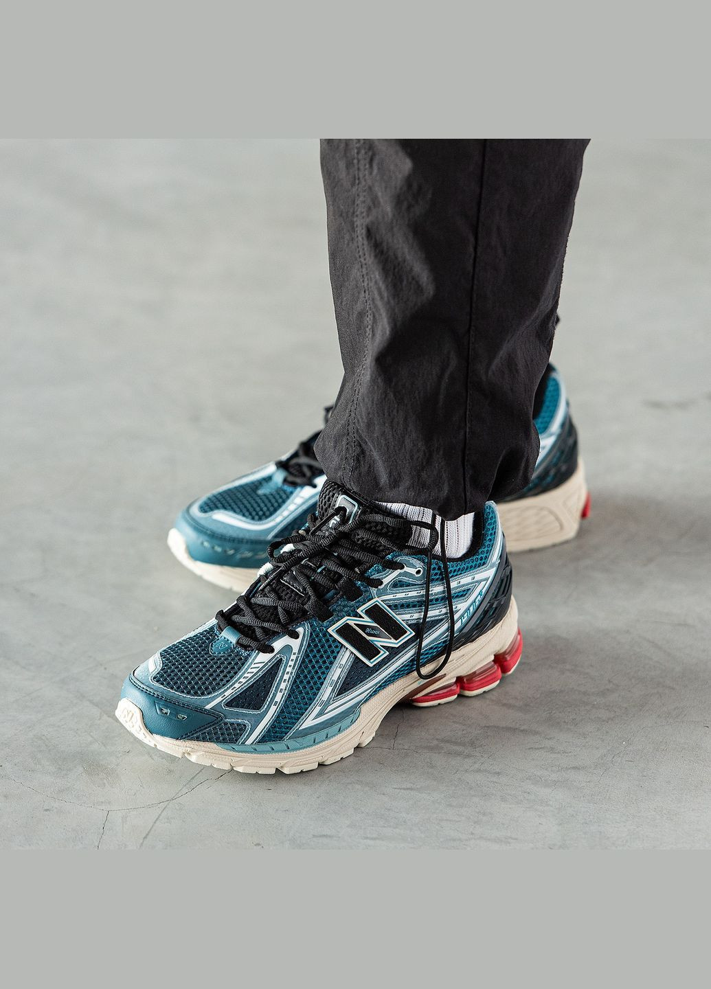 Синій Осінні кросівки чоловічі new balance 1906r blue black orange | нью баланс 1906 сині No Brand