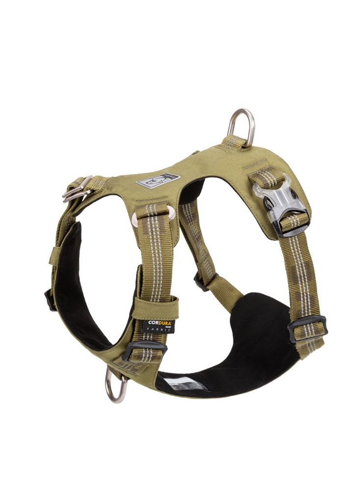 Шлея для собак TLH6282 из водонепроницаемой ткани Cordura, светоотражающая, Хаки M Truelove (308862970)