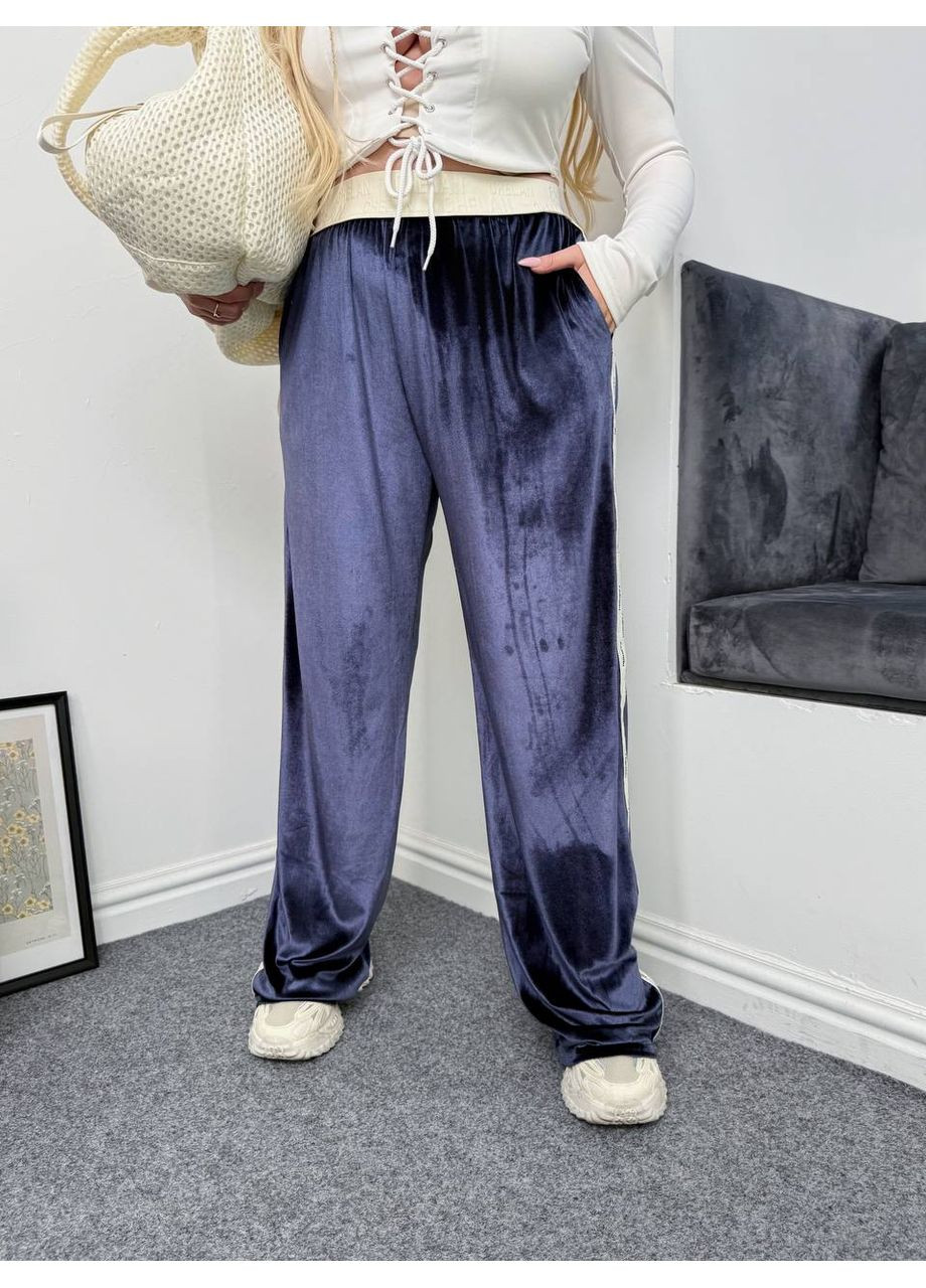 Прогулянкові штани палацо з лампасами — ЗАМІР В ОПИСІ DK/DL Мода без кордонів (370026323)