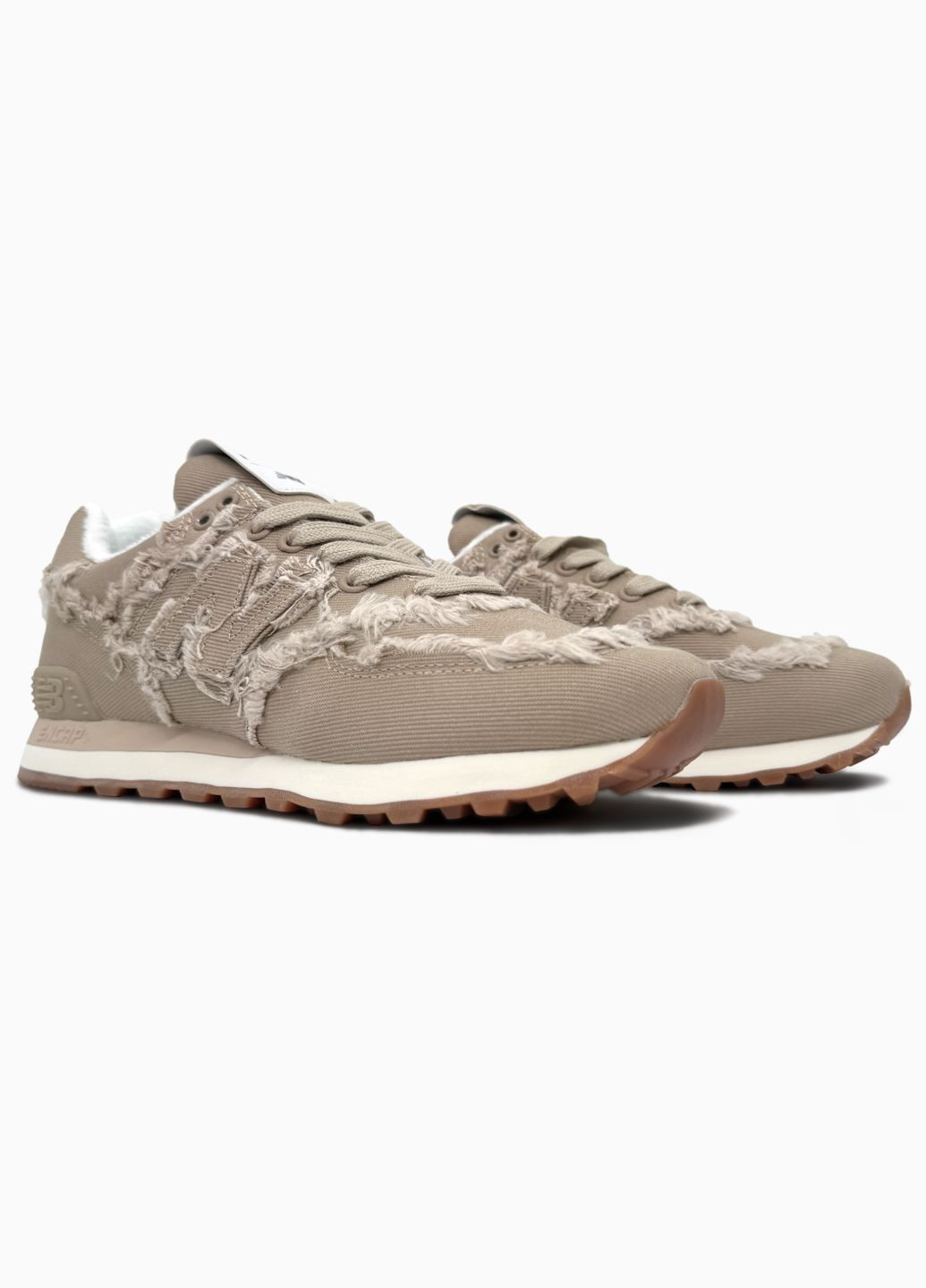 Кроссовки женские New Balance 574 x Miu Miu Beige | Нью Беланс 574 бежевые No Brand бежевые демисезоны (341485846)
