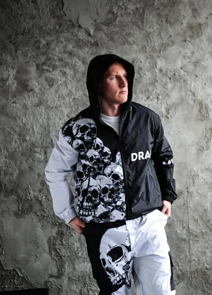 Спортивний костюм плащівка чорний DRAPP No Brand (386790697)