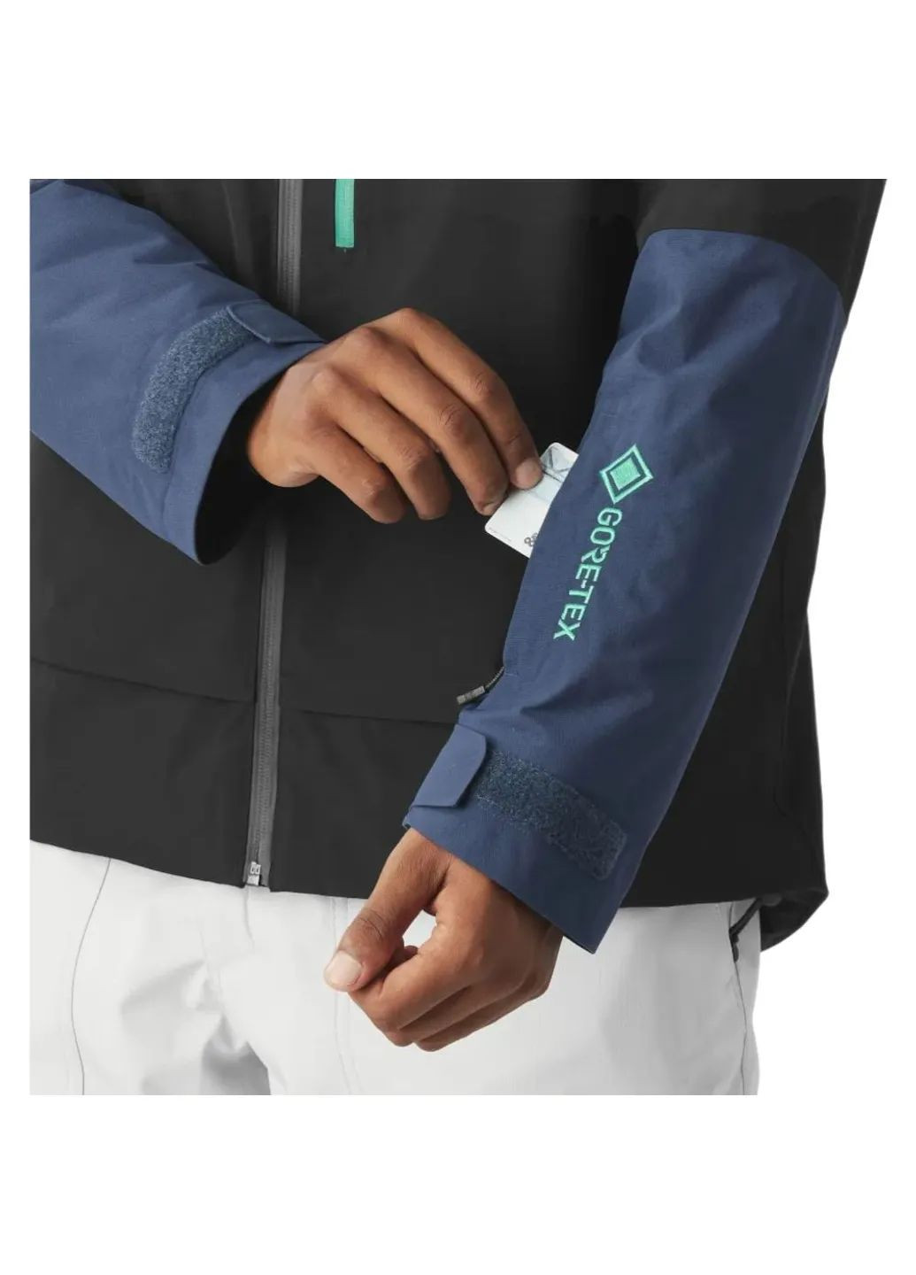 Чорна демісезонна куртка merepi gtx jkt mns Picture Organic