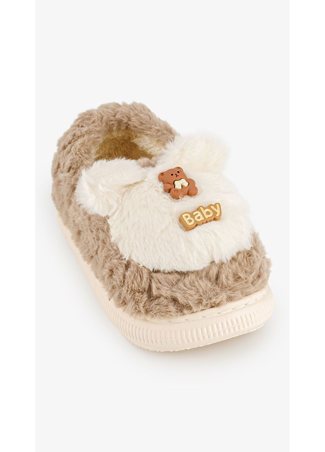 Бежевые тапочки для девочки 855-16 бежевый shop (2000999326936) Luck Line