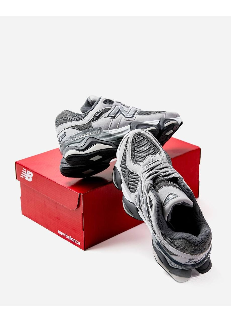 Сірі Осінні кросівки чоловічі new balance 9060 dark grey нью беланс 9060 No Brand