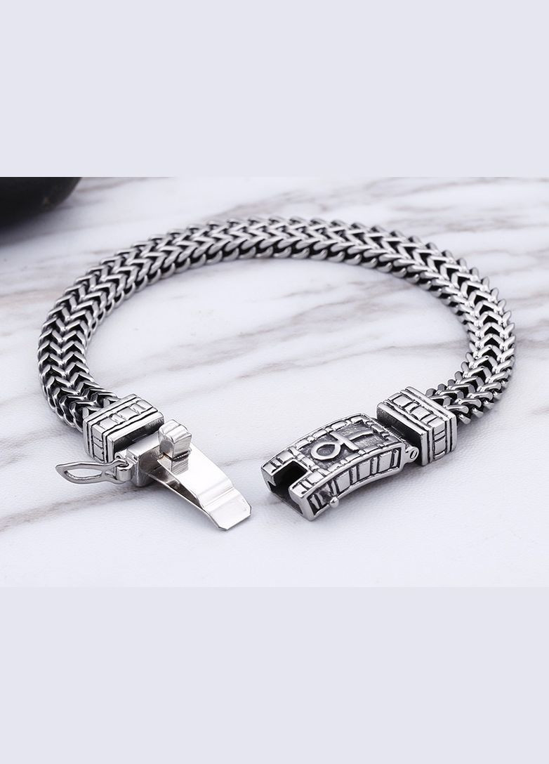 Браслет мужской кожаный на руку с шипами черный Avalon 08 (330775633)