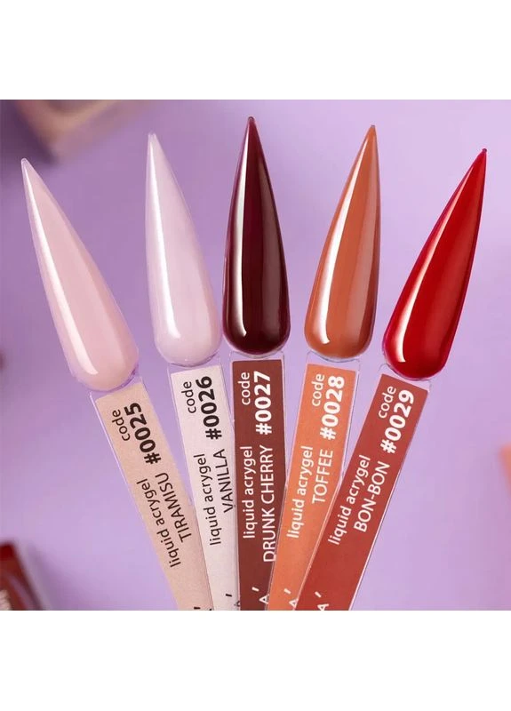 Гель для ногтей Liquid Acrygel Tiramisu 12 мл DNKA (386096045)
