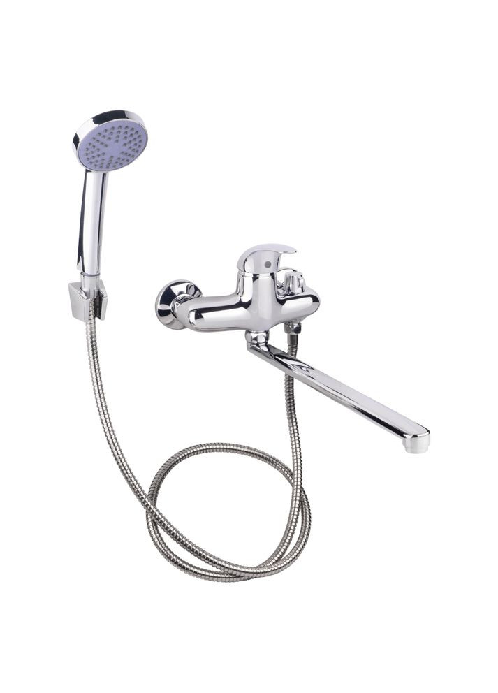 Змішувач для ванни 43 79 з поворотним виливом (з душовим гарнітуром) (k40) LD43790051CRM35128 Chrome LIDZ 0051 (346492323)