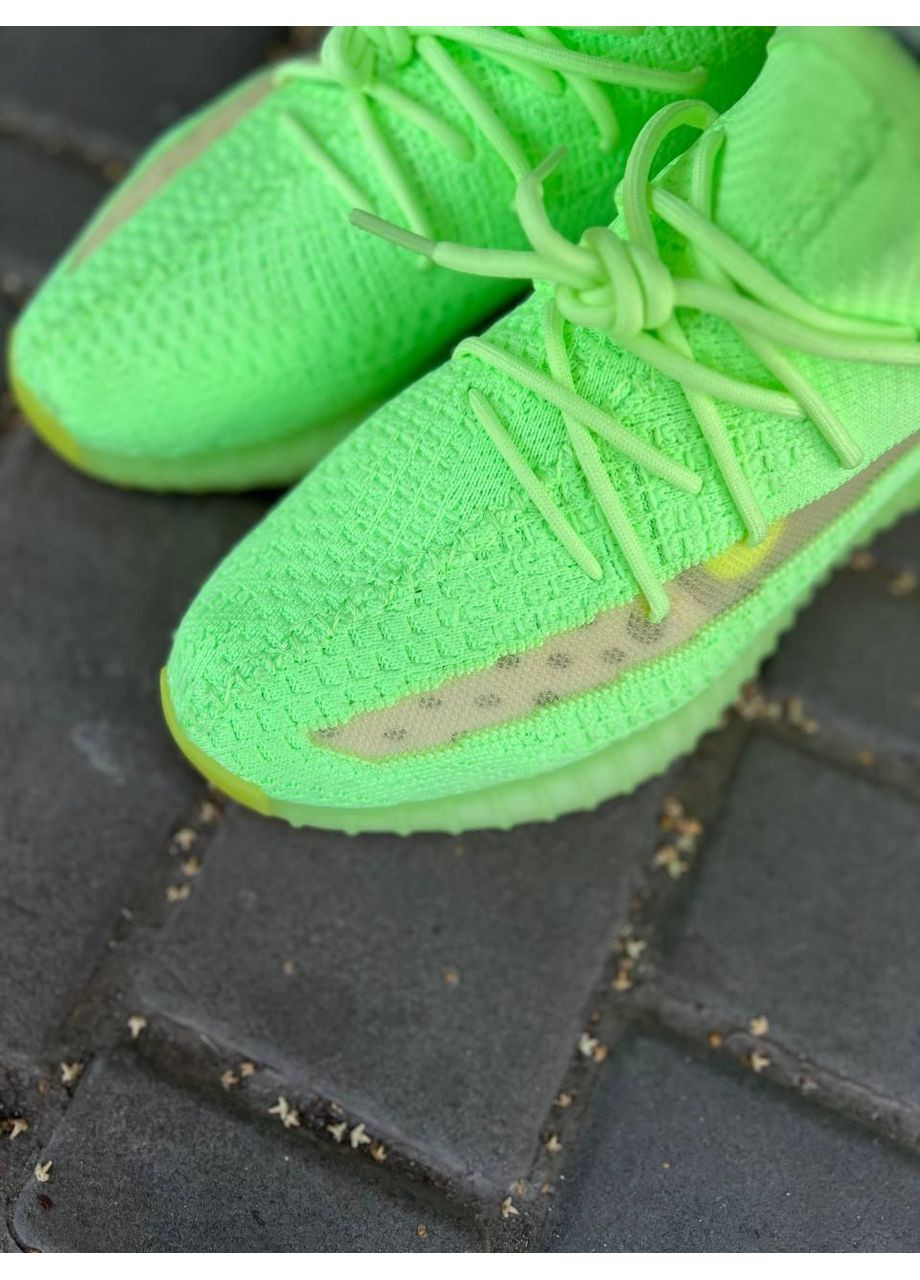 КРОСІВКИ ЖІНОЧІ ADIDAS YEEZY 350 V2 GLOW IN DARK АДІДАС ІЗІ БУСТ No Brand жовті демісезони (367175806)