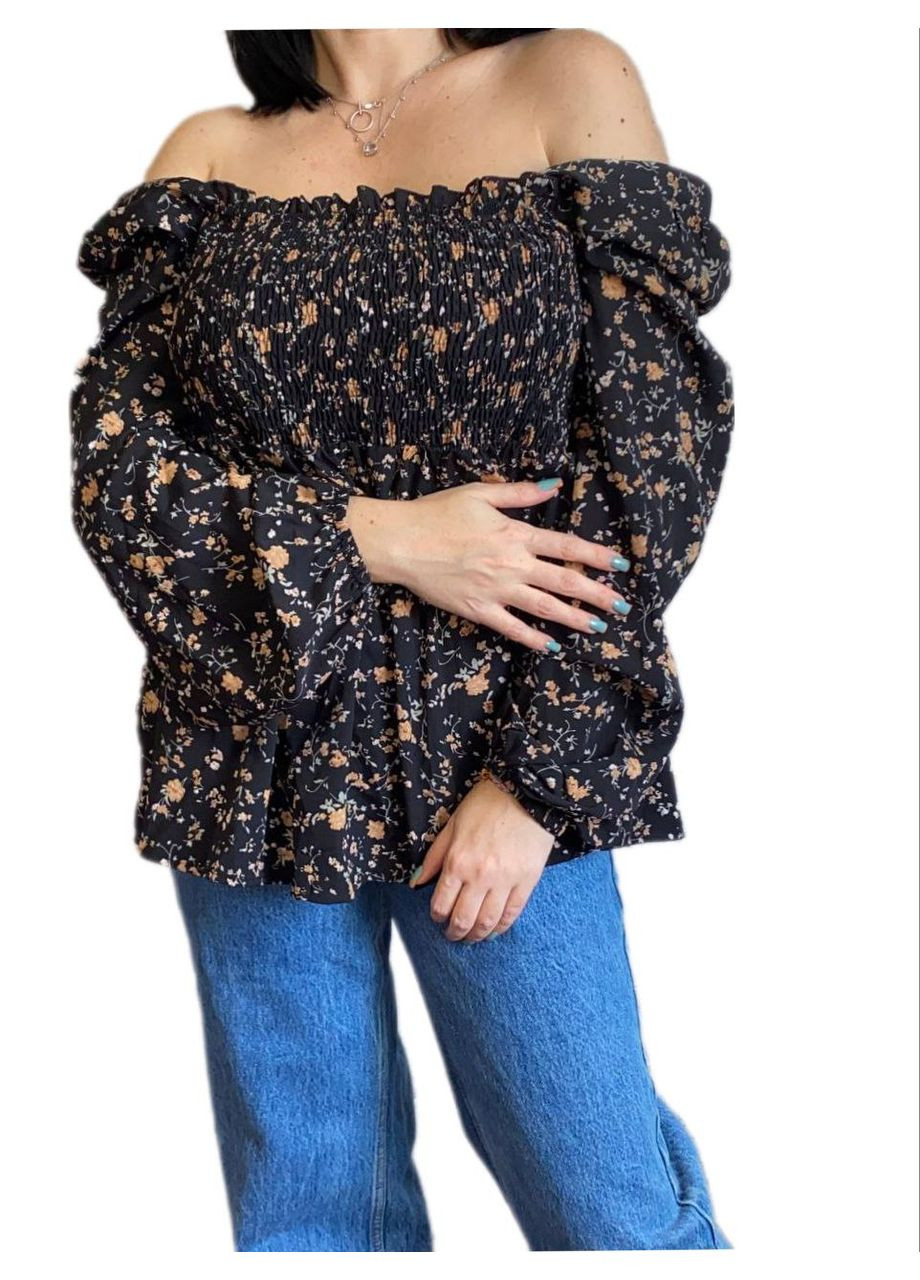 Комбинированная блузка Fashion Club