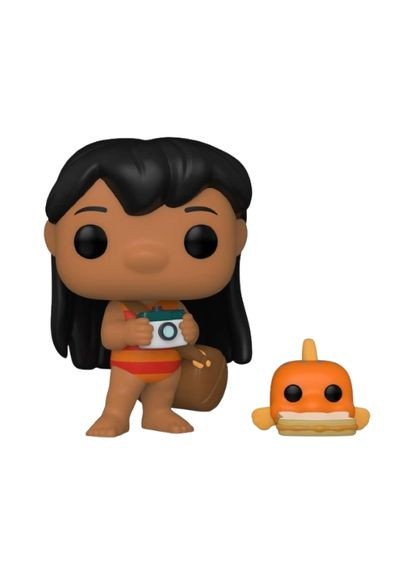 Фігурка Ліло та Стіч Ліло з Пуджем Lilo & Stitch Lilo With Pudge Фанко поп Pop іграшка 10 см # 1047 Funko (293515196)