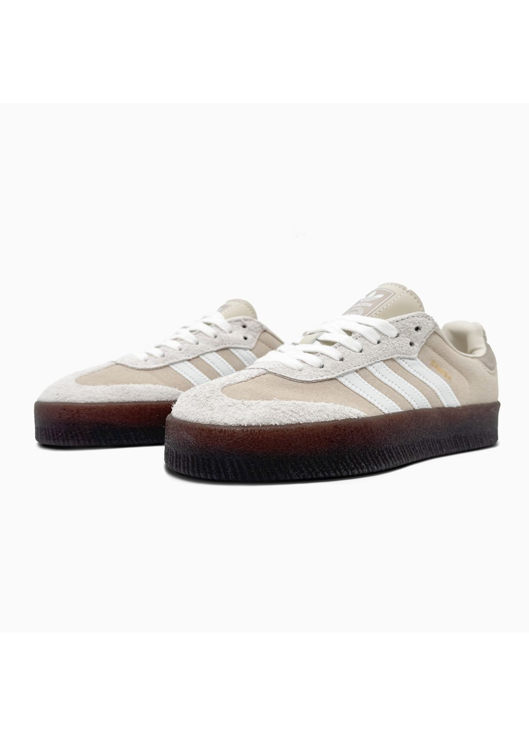 КРОСІВКИ ЖІНОЧІ ADIDAS SAMBA LINENS АДІДАС САМБА No Brand комбіновані демісезони (367171589)