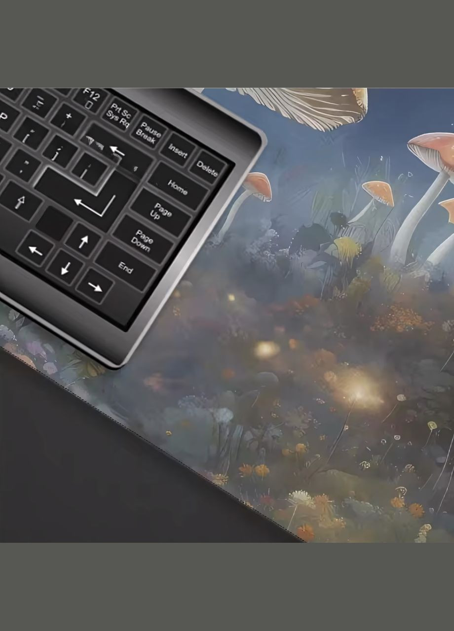 Ігровий килимок для миші 300×600х2 мм Фентезі-гриби #1 No Brand (341325001)