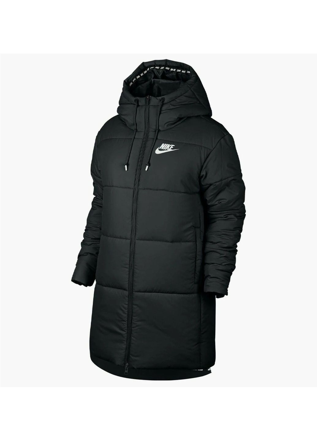 Чорна парка жіноча w nsw syn fill parka hd nfs black cv8670-010 Nike